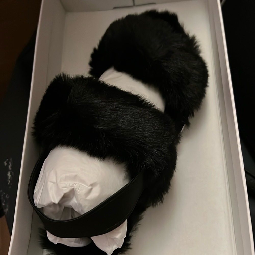 New Dolce Vita Pattel Treaded Slippers Black size 10 new in box - Picture 6 of 11